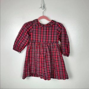 The Oaks Apparel Red Tartan Plaid Dress
